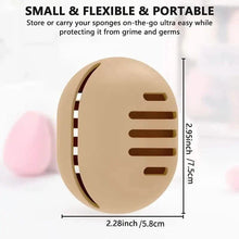 将图片加载到图库查看器，2-Pack: Silicone Makeup Sponge Holder Case
