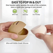 将图片加载到图库查看器，2-Pack: Silicone Makeup Sponge Holder Case
