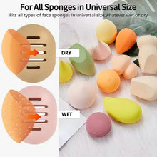 将图片加载到图库查看器，2-Pack: Silicone Makeup Sponge Holder Case
