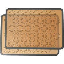 Load image into Gallery viewer, 2-Pack: Silicone Nonstick Food Safe Macarons Baking Mat
