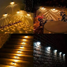 Load image into Gallery viewer, 2-Pack: Solar Fence Deck and Wall Lights
