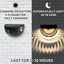 Load image into Gallery viewer, 2-Pack: Solar Fence Deck and Wall Lights
