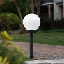 将图片加载到图库查看器，2-Pack: Solar LED Globe Powered Garden Light
