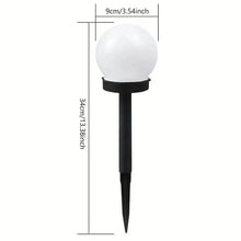 将图片加载到图库查看器，2-Pack: Solar LED Globe Powered Garden Light
