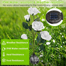Load image into Gallery viewer, 2-Pack: Solar Powered Rose Flower LED Decorative Lamp
