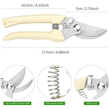 将图片加载到图库查看器，2-Pack: Stainless Steel Bypass Pruning Shears
