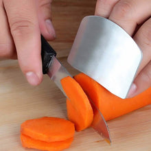 Load image into Gallery viewer, 2-Pack: Stainless Steel Finger Protector For Cutting, Chopping and Dicing
