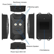 Load image into Gallery viewer, 2-Pack: Under Hood Ultrasonic Repellent with 3 Power Supplies
