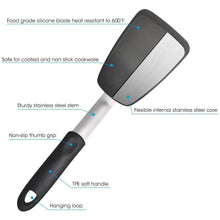 将图片加载到图库查看器，2-Pack: Unicook Flexible Silicone Spatula
