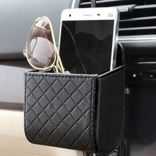 Load image into Gallery viewer, 2-Pack: Universal Car Mobile Phone Bag PU Leather Car Auto Air Outlet Coin Bag Case
