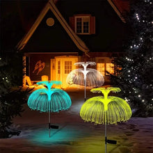 Load image into Gallery viewer, 2-Pack: Waterproof Solar Jellyfish Fiber Optic Light
