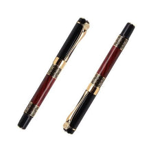 Load image into Gallery viewer, 2-Pack: Wood Grain Classical Fountain Pen Ballpoint Pen
