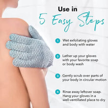 Load image into Gallery viewer, 2-Pair: Exfoliating Bath Gloves
