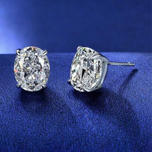Load image into Gallery viewer, 2-Pairs: 2.00CTTW CZ Oval Set Earrings
