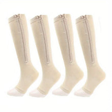 将图片加载到图库查看器，2-Pairs: Women's Open Toe Sports Compression Socks
