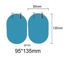 将图片加载到图库查看器，2 Pcs Car sticker Rainproof Film For Car Rearview Mirror Car Rearview Mirror Rain Film Clear Sight In Rainy Days Car Film Rear Mirror Protective Film Anti Fog Window Clear Rainproof Rear View Mirror Protective Soft Film Auto Accessories
