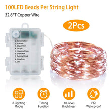 将图片加载到图库查看器，2-Piece: 100LED Beads String Lights

