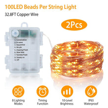将图片加载到图库查看器，2-Piece: 100LED Beads String Lights
