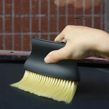 将图片加载到图库查看器，2-Piece: Car Interior Sweeping Dust Soft Brush Car Wash Tool
