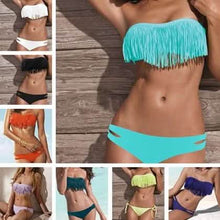 Load image into Gallery viewer, 2-Piece: Fashion Fringe Bikini Swimwear
