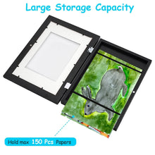 Load image into Gallery viewer, 2-Piece: Kids Art Frame Front Opening Wooden Picture Frame
