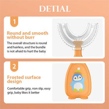 Load image into Gallery viewer, 2-Piece: Manual Children's U-Shaped Toothbrush
