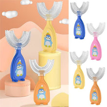 Load image into Gallery viewer, 2-Piece: Manual Children's U-Shaped Toothbrush
