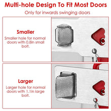 Load image into Gallery viewer, 2-Piece: Portable Travel Door Lock Home Hotel Apartment Security Lock
