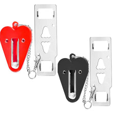 Load image into Gallery viewer, 2-Piece: Portable Travel Door Lock Home Hotel Apartment Security Lock
