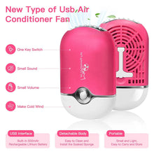 Load image into Gallery viewer, 2-Piece: Rechargeable Handheld Mini Eyelash Fan

