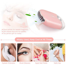 Load image into Gallery viewer, 2-Piece: Rechargeable Handheld Mini Eyelash Fan
