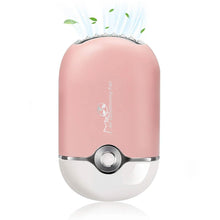 Load image into Gallery viewer, 2-Piece: Rechargeable Handheld Mini Eyelash Fan

