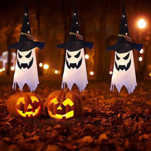 将图片加载到图库查看器，2-Piece Set: Glowing Ghost Witch Hat Halloween Decorations
