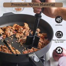 Load image into Gallery viewer, 2-Piece Set: Heat-Resistant Nylon Meat Chopper Set
