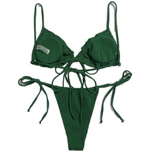 将图片加载到图库查看器，2-Piece Set: Thong Brazilian Bikini Swimsuit

