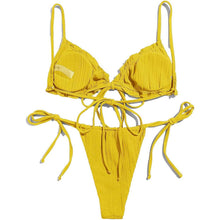 将图片加载到图库查看器，2-Piece Set: Thong Brazilian Bikini Swimsuit
