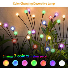 将图片加载到图库查看器，2-Piece: Solar Firefly Lights Swaying Decorative Pathway Lamp
