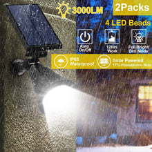 将图片加载到图库查看器，2-Piece: Solar Spotlight Outdoor Dusk Waterproof
