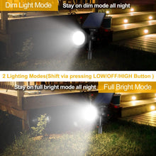 将图片加载到图库查看器，2-Piece: Solar Spotlight Outdoor Dusk Waterproof
