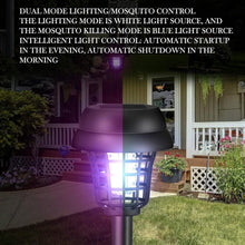 Load image into Gallery viewer, 2-Piece: Solar Waterproof Outdoor Bug and Mosquito Zapper
