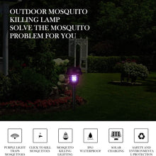 Load image into Gallery viewer, 2-Piece: Solar Waterproof Outdoor Bug and Mosquito Zapper
