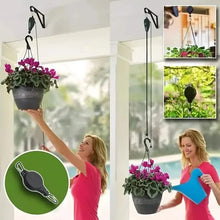 将图片加载到图库查看器，2-Piece: Telescopic Lifting Hooks for Garden Pots
