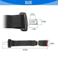 将图片加载到图库查看器，2-Piece: Universal 14” Car Seat Belt Extender
