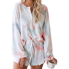 Load image into Gallery viewer, 2-Piece: Womens Tie Dye Print Suit
