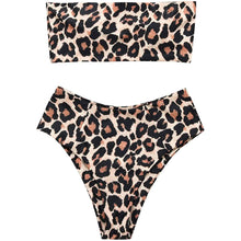 Load image into Gallery viewer, 2-Piece: Women's Tube Top Bikini Swimsuit
