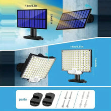 将图片加载到图库查看器，2-Pieces: 106 LED Solar Security Outdooor Lights
