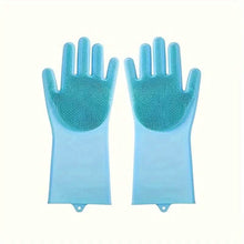 Load image into Gallery viewer, 2-Pieces: 2-in-1 Pet Dog Bath Gloves with Silicone Brush
