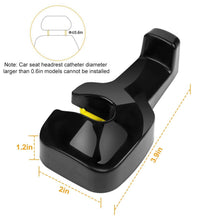 将图片加载到图库查看器，2-Pieces: Car Seat Headrest Hanger
