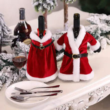 Load image into Gallery viewer, 2-Pieces: Christmas Wine Bottle Cover Merry Christmas Decor

