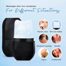 Load image into Gallery viewer, 2-Pieces: Face and Eye Ice Roller Ice Cube Mold
